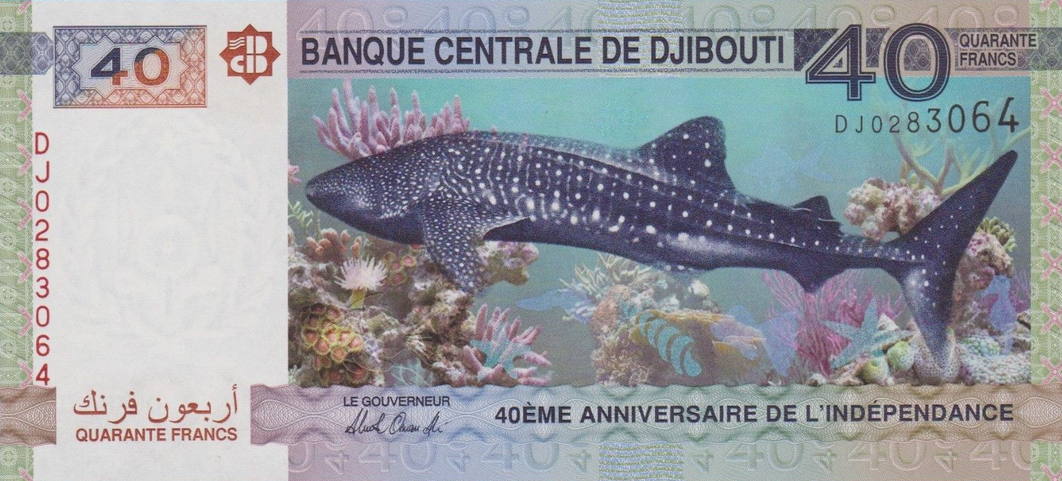 P46 Djbouti 40 Francs Year 2017 (Comm.)